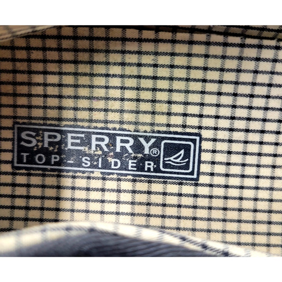 Sperry Top-Sider Shoes Loafers Womens 8M Sequin Blue Pink Plaid Flats #9447806 - Picture 2 of 13